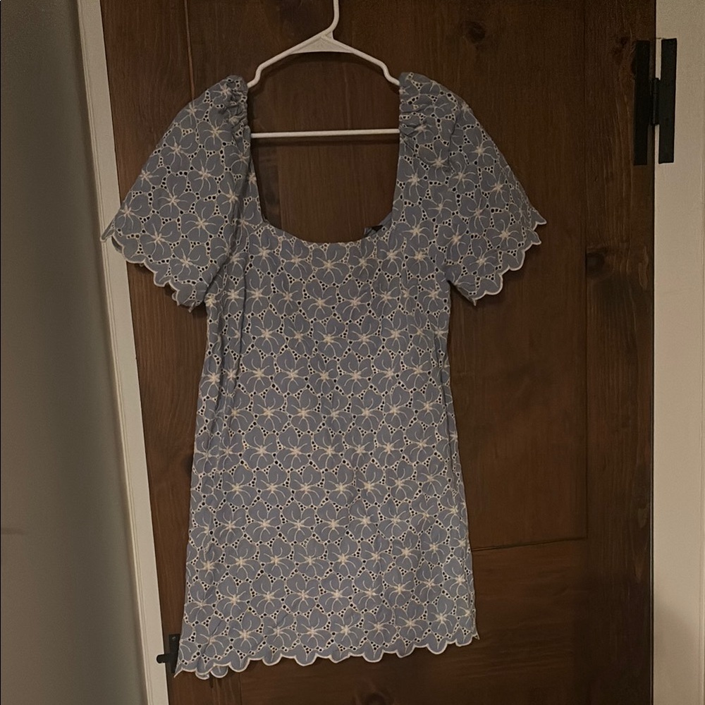 Zara Blue Lace Dress